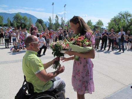 Čestitke Gregorja Gračnerja, podpredsednika paraolimpijskega komiteja